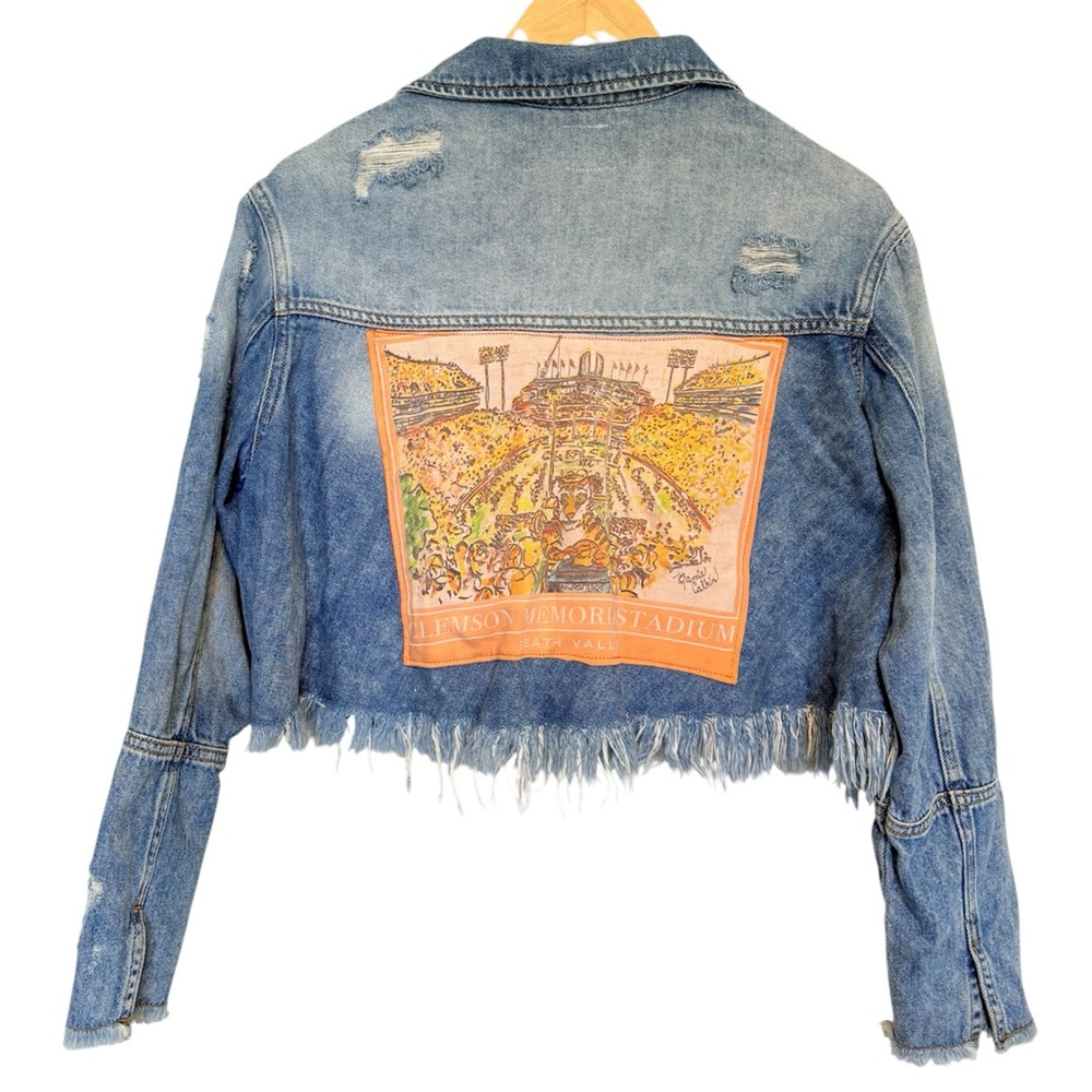 ONE OF A KIND Mashup Jacket Cello x Clemson Memorial Stadium Death Valley